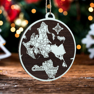FP0200 - Shelter Island, NY Engraved Ornament (Standard)