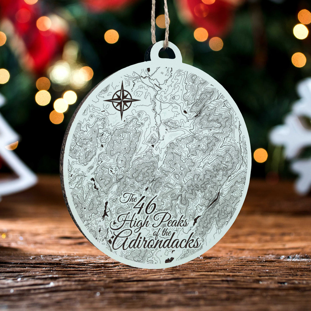 FP1112 - 46er's Adirondack Engraved Ornament (Silver)