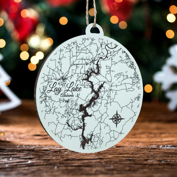 FP1533 - Lay Lake, AL Engraved Ornament (Standard)