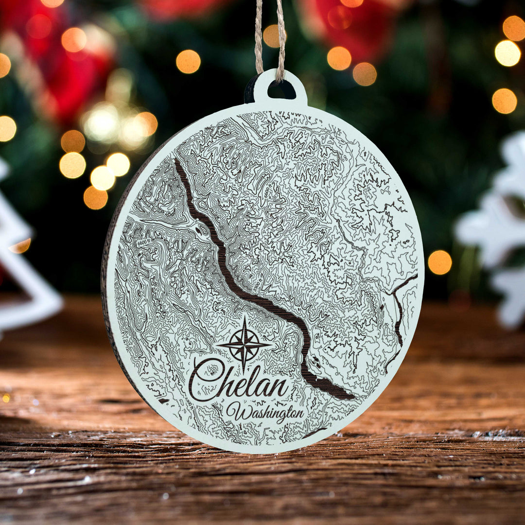 FP0884 - Chelan, WA Engraved Ornament (Standard)