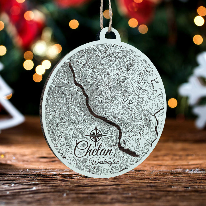 FP0884 - Chelan, WA Engraved Ornament (Standard)
