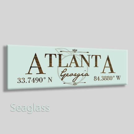 FP0383 - Atlanta, Georgia Engraved Stick (Bronze)