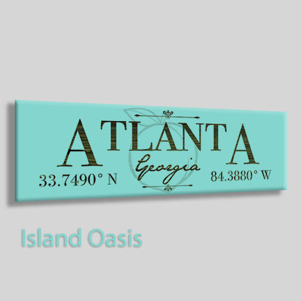 FP0383 - Atlanta, Georgia Engraved Stick (Bronze)