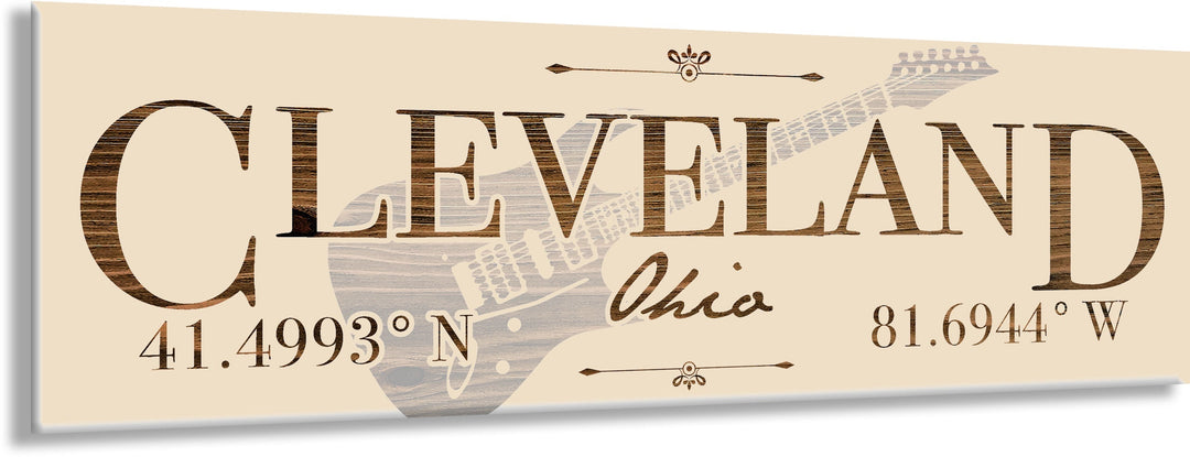FP0383 - Cleveland, Ohio Engraved Stick (Bronze)