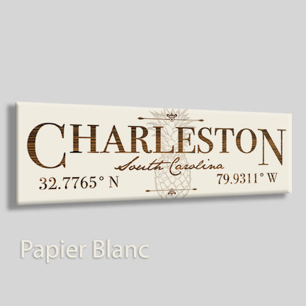 FP0383 - Charleston, South Carolina Engraved Stick (Bronze)