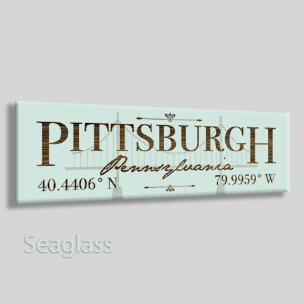 FP0383 - Pittsburgh, Pennsylvania Engraved Stick (Bronze)