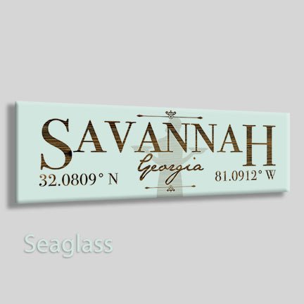 FP0383 - Savannah, Georgia Engraved Stick (Bronze)