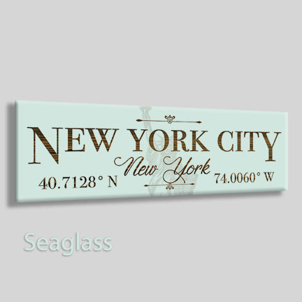 FP0383 - New York City, New York Engraved Stick (Bronze)