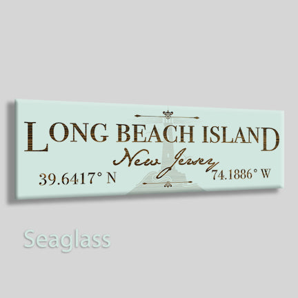 FP0905 - Long Beach Island, NJ Engraved Stick (Bronze)