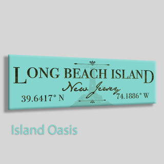 Long Beach Island, NJ Engraved Stick