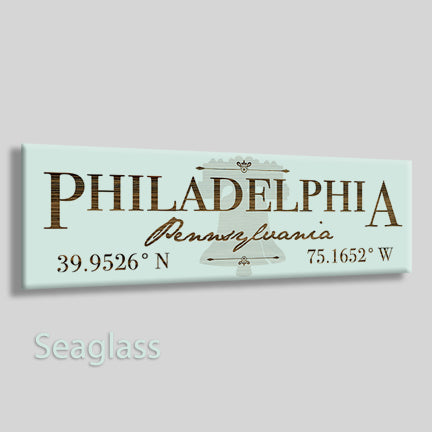 FP0383 - Philadelphia, Pennsylvania Engraved Stick (Bronze)