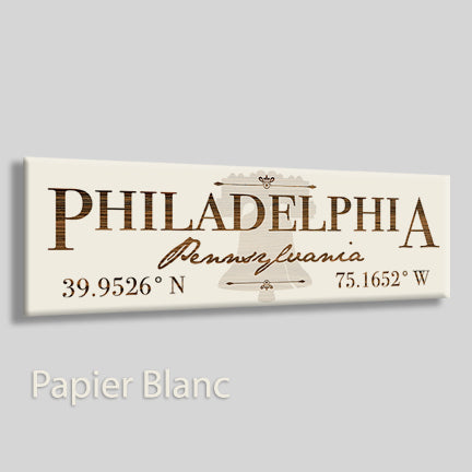 FP0383 - Philadelphia, Pennsylvania Engraved Stick (Bronze)