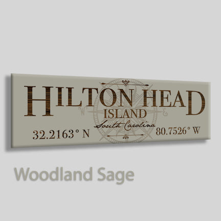 FP0383 - Hilton Head Island, South Carolina Engraved Stick (Bronze)
