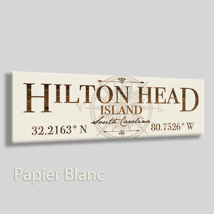 FP0383 - Hilton Head Island, South Carolina Engraved Stick (Bronze)