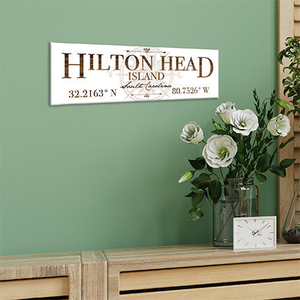 FP0383 - Hilton Head Island, South Carolina Engraved Stick (Bronze)