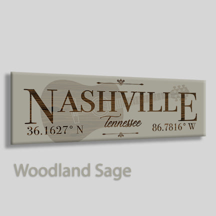 FP0383 - Nashville, Tennessee Engraved Stick (Bronze)