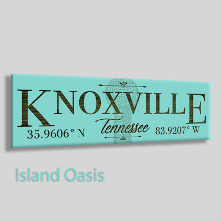 FP1860 - Knoxville, Tennessee Engraved Stick (Bronze)