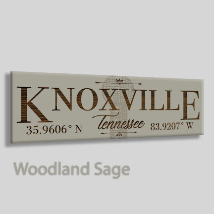 FP1860 - Knoxville, Tennessee Engraved Stick (Bronze)