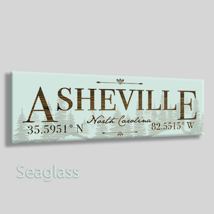 FP0383 - Asheville, North Carolina Engraved Stick (Bronze)