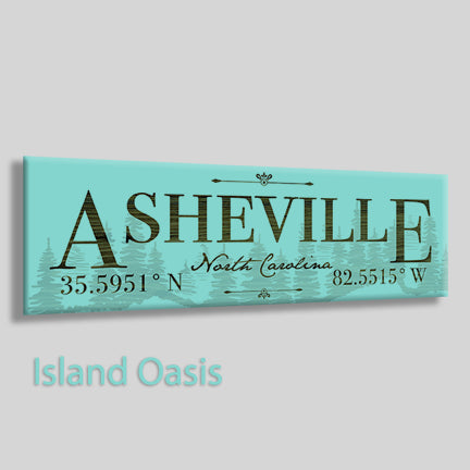 FP0383 - Asheville, North Carolina Engraved Stick (Bronze)