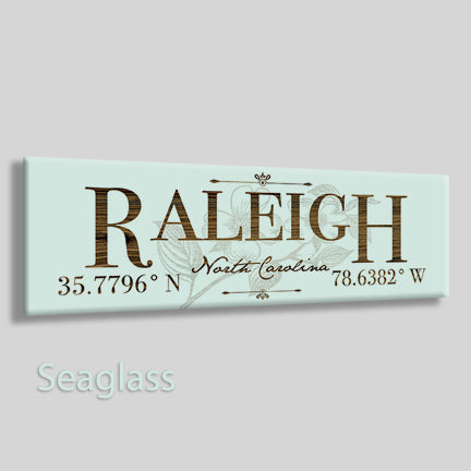 FP0383 - Raleigh, North Carolina Engraved Stick (Bronze)