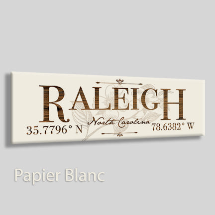 FP0383 - Raleigh, North Carolina Engraved Stick (Bronze)