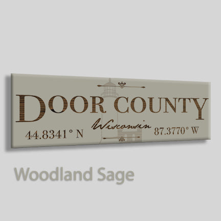FP1710 - Door County, Wisconsin Engraved Stick (Standard)