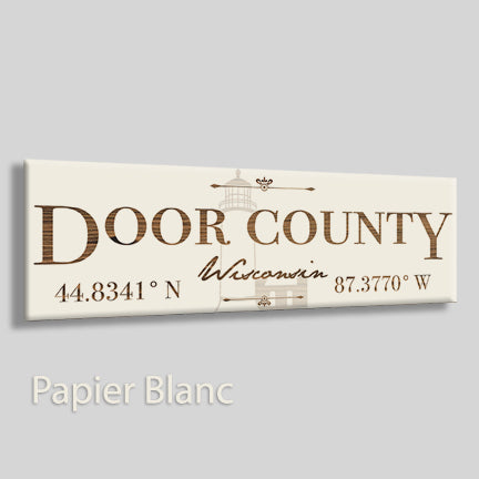FP1710 - Door County, Wisconsin Engraved Stick (Standard)