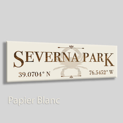 FP1518 - Severna Park, Maryland Engraved Stick (Bronze)
