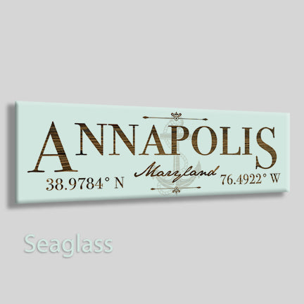 FP1518 - Annapolis, Maryland Anchor Engraved Stick (Bronze)