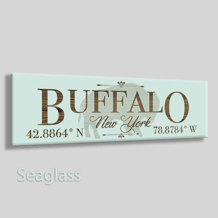 FP0383 - Buffalo, New York Engraved Stick (Bronze)