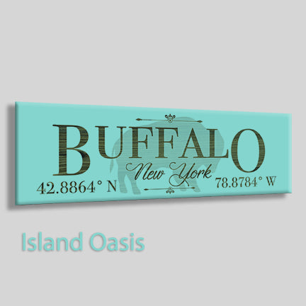 FP0383 - Buffalo, New York Engraved Stick (Bronze)