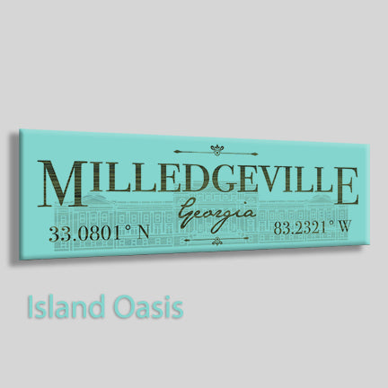 FP0471 - Milledgeville, Georgia Engraved Stick (Standard)