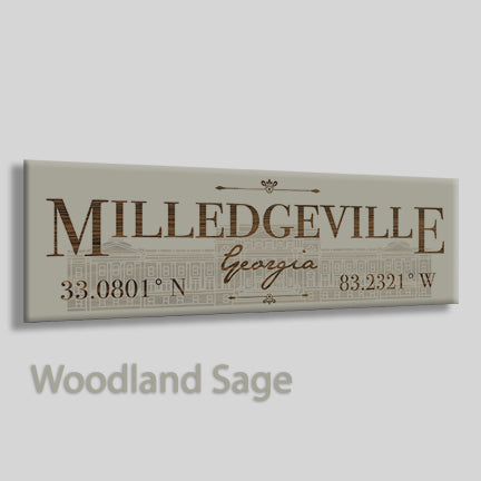 FP0471 - Milledgeville, Georgia Engraved Stick (Standard)