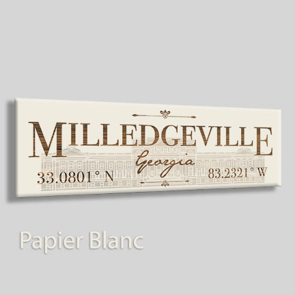 FP0471 - Milledgeville, Georgia Engraved Stick (Standard)