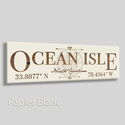 FP0264 - Ocean Isle, NC Engraved Stick (Silver)