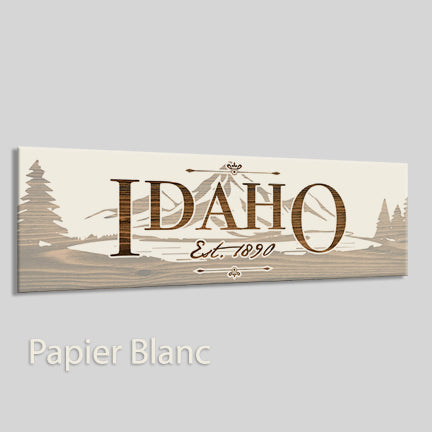 FP1191 - Idaho Engraved Stick (Standard)
