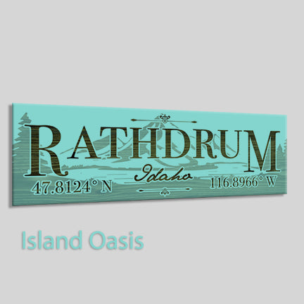 FP1191 - Rathdrum, Idaho Engraved Stick (Standard)