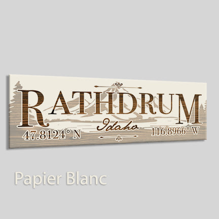 FP1191 - Rathdrum, Idaho Engraved Stick (Standard)
