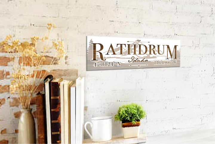 FP1191 - Rathdrum, Idaho Engraved Stick (Standard)