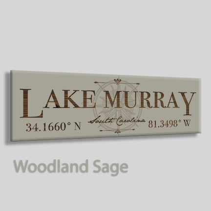FP1607 - Lake Murray, SC Chapin Engraved Stick (Bronze)