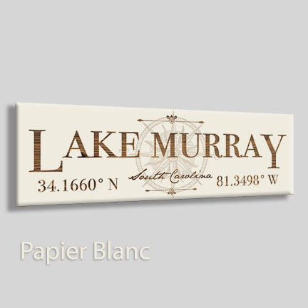 FP1607 - Lake Murray, SC Chapin Engraved Stick (Bronze)