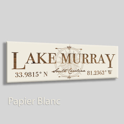 FP1607 - Lake Murray, South Carolina Lexington Engraved Stick (Bronze)