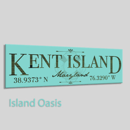 FP0318 - Kent Island, Maryland Engraved Stick (Bronze)