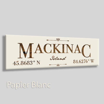 FP1159 - Mackinac Island, Michigan Engraved Stick (Standard)