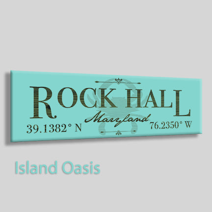 FP1561 - Rock Hall, Maryland Engraved Stick (Standard)
