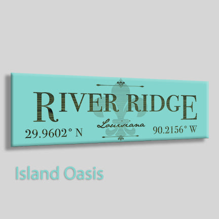 FP0540 - River Ridge, LA Engraved Stick (Standard)