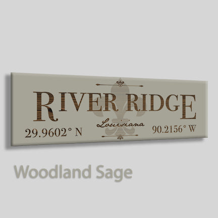 FP0540 - River Ridge, LA Engraved Stick (Standard)