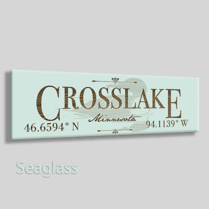 FP0822 - Crosslake, Minnesota Engraved Stick (Standard)