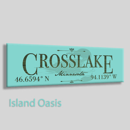 FP0822 - Crosslake, Minnesota Engraved Stick (Standard)